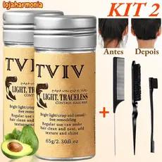 Bastão de Cera para Cabelo Anti-Frizz Frizzy Hair Tidying Creme Suavizante Styling Stick de Cera para Cabelo Sólido