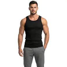 Regata Canelada Americana Masculina Slim Fit Premium Academia Casual