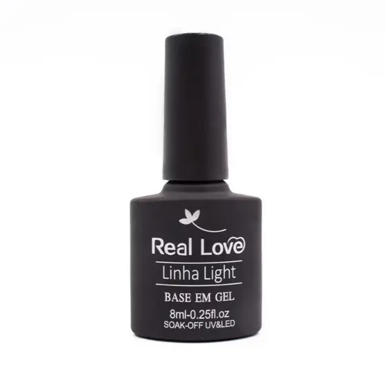 Top coat Base De Esmalte Em Gel Para Unhas Band-Aid Linha Light 8ml - Real Love