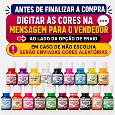 10un CORANTE LÍQUIDO ALIMENTÍCIO MIX 10ml DIVERSAS CORES