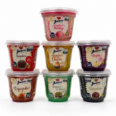 POTE JUNCO 400G BRIGADEIRO/BEIJINHO/PISTACHE/MORANGO/CAJUZINHO/CHURROS - PRONTO PARA ENROLAR