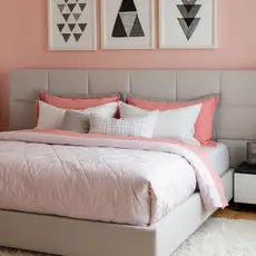 Cabeceira  40x30cm Modulada Estofada Adesiva Cama Box Casal Solteiro Queen King - Decoração