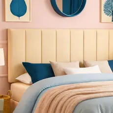 Kit Até 10 Cabeceira de Cama Modular Estofada 45x20cm para Solteiro Casal Queen King Size Box Quarto