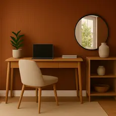 Papel de Parede Painel Ripado autocolante Diversas Cores Decoração Sala Casa Penteadeira Premium