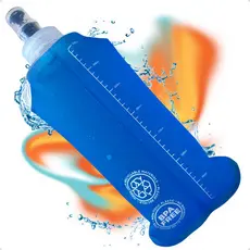 Garrafa Hidratação Silicone Soft Flash 350ml Dobrável