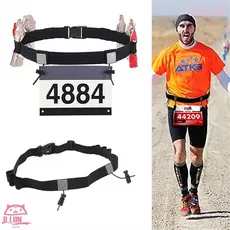 Cinto Porta Numero Para Corrida Triathlon Ciclismo Carbo Gel