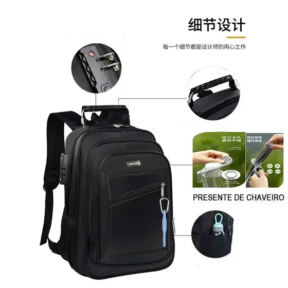 Mochila  Impermeável Faculdade Executivo Reforçada Notebook