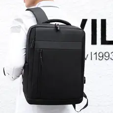 Mochila Masculino impermeável para notebook Casual USB