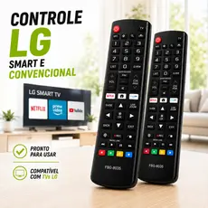 Controle Remoto Compatível TV LG Smart LCD LED Substitui Original ENVIO IMEDIATO