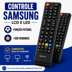 Controle Remoto Compatível Samsung LCD LED 4K Smart TV ENVIO IMEDIATO