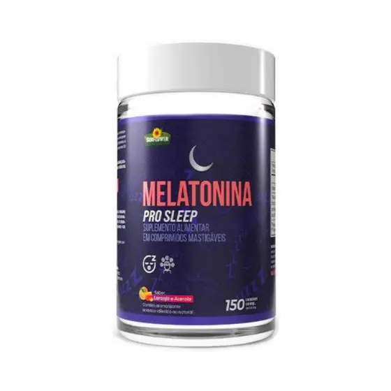 Melatonina Pro Sleep-Melato Mastigável em 150 comprimidos