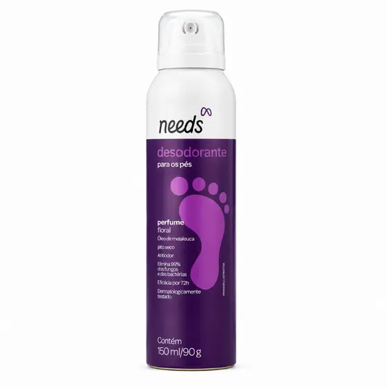 Desodorante para os pés Needs aerosol 150ml