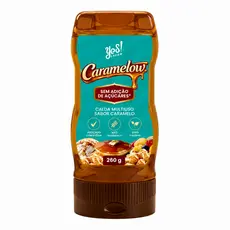 Calda De Caramelo Sabor Caramelow Zero Adição De Açúcares Multiuso Diet Sorvete 260g