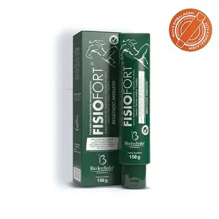 Pomada Massageadora Desodorante Fisiofort Verde - 150g - Kits com 1 , 2 ou 3 Unidades Bio Instinto
