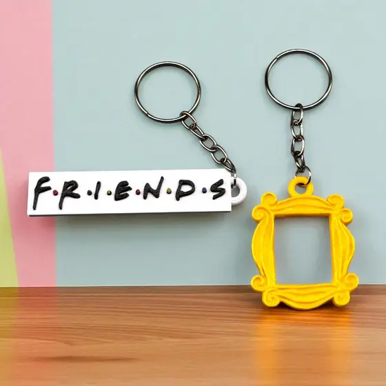 Chaveiro Coleção Friends Série anos 90 3D
