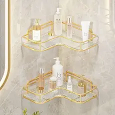 porta shampoo prateleira para banheiro suporte para banheiro organizador cantoneira para banheiro sem furo