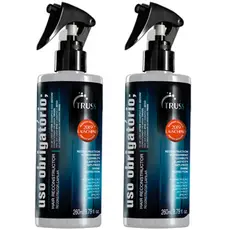 2 Uso Obrigatório Truss 260ml Tratamento Reconstrutor Protetor Térmico Restauração