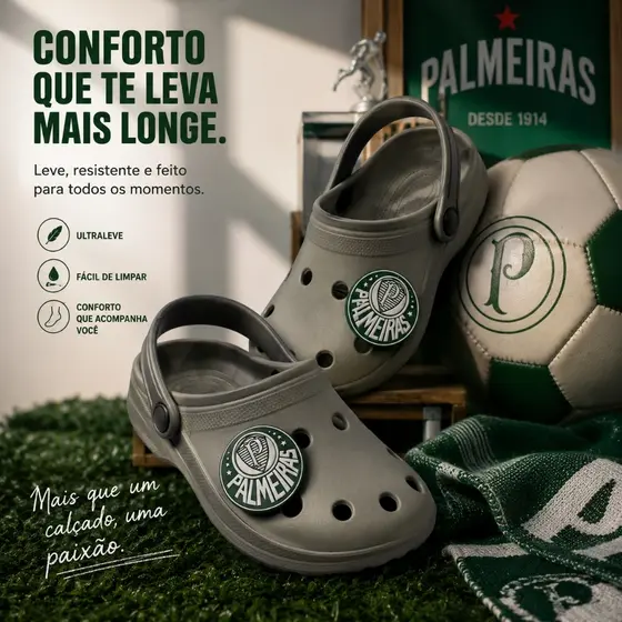 Sandália antiderrapante Chinelo babuche time confortavel macio promocao