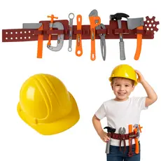 Kit de Ferramentas Infantil 9 Peças com Cinto - Diversão e Aprendizado para Pequenos Construtores