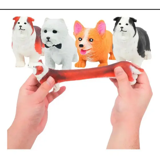 Brinquedo De Corgi Dog Fidget Toy Esticável Stress Soft Toy