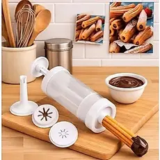 OFERTA Máquina de Modelar e Rechear Churros Caseiro Manual Fácil de usar NITRON