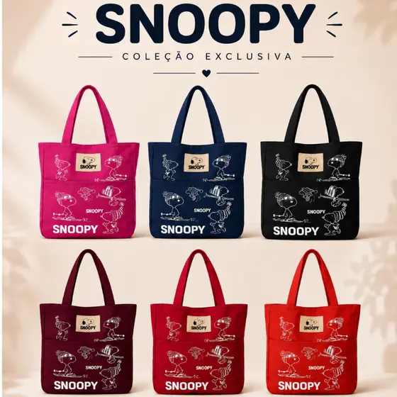 Bolsa Estampada Feminina - Alça Lateral + 2 Bolsos