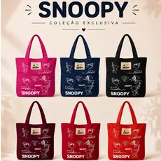 Bolsa Estampada Feminina - Alça Lateral + 2 Bolsos