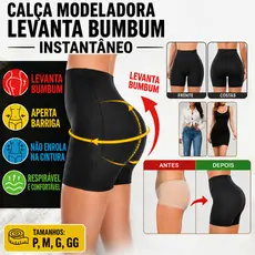 Short Cinta Com Enchimento Modela Levanta e Empina Bumbum