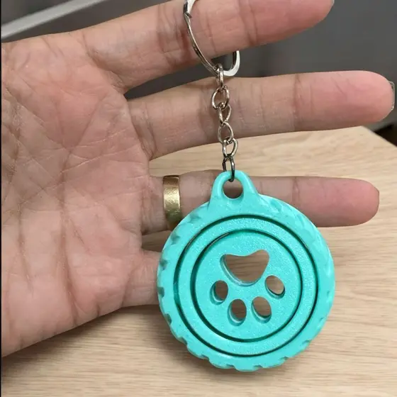 Chaveiro Pata De Cachorro - Spinner Dog - Anti Stress