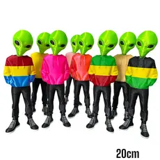 Boneco Et 20cm Com Blusa Alienígena Extraterrestre Criativa e Divertida Impressão Alien sci-fi Greys Realistico Geek