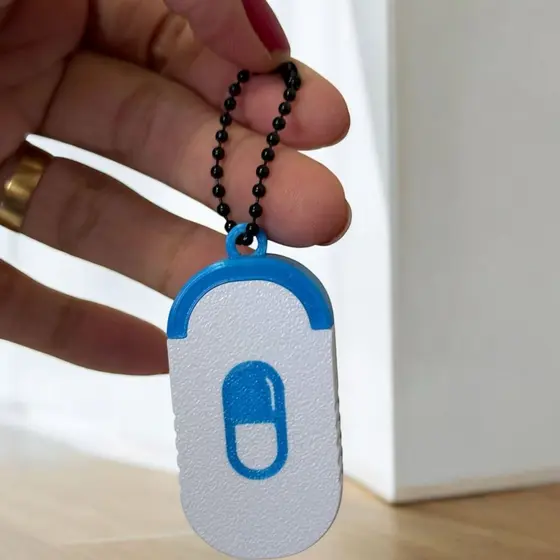 Chaveiro Porta Comprimido - Porta Remédio