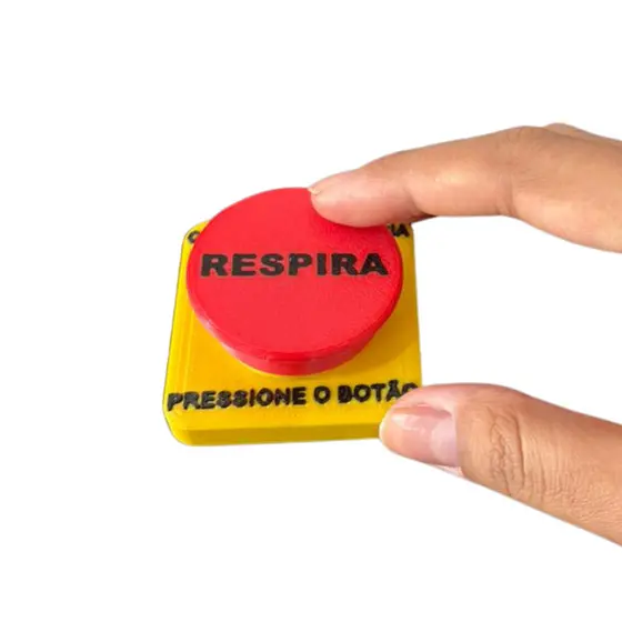 Botão Fidget Toy Anti Stress Respira