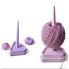 Porta Novelos Giratorio Croche Trico Impressao 3D PLA Base Dupla Coracao Evita No E Emaranhado No Croche Trico Artesaos