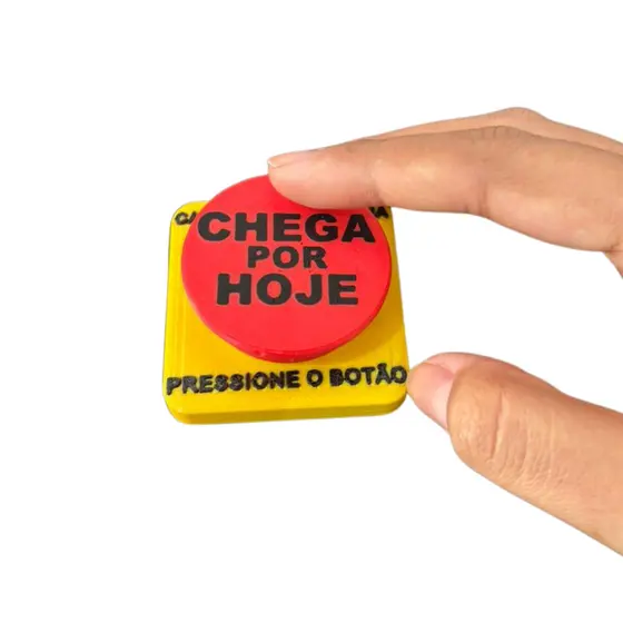 Botão Fidget Toy Anti Stress Chega Por Hoje