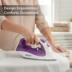 Ferro Vapor Potente Portatil 127V ou 220V Alta Pressão Tecidos Sensiveis Envio Sortido