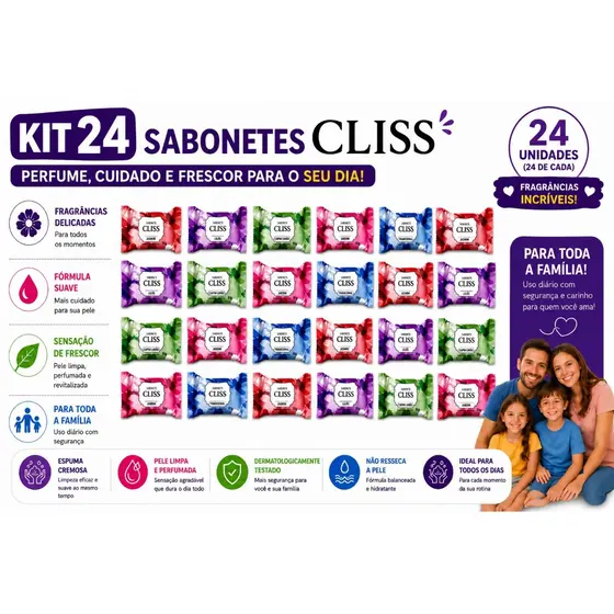 Pack Sabonetes Cliss 80g