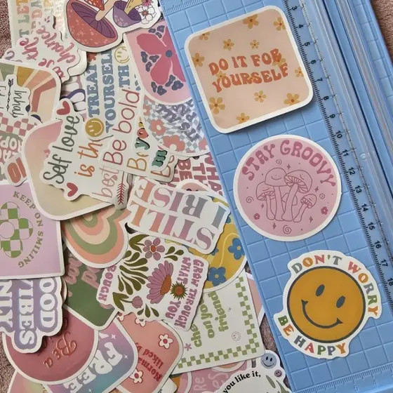 Pack adesivo a prova d'água 10 unidades scrapbook decoração