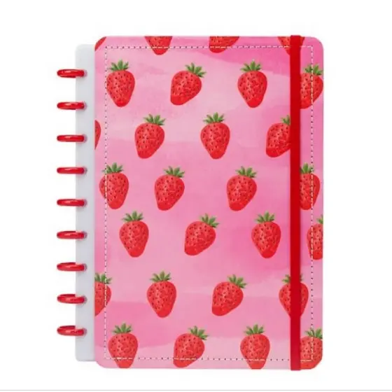Caderno personalizável disco inteligente capa dura Diskô P(A5) M 80 folhas