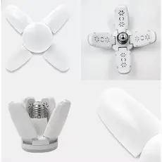 Luminária De Teto  LED Dobrável Lâmpada De Pétalas 6000K 28w Para Quarto / Sala  / E27 Mini Luz