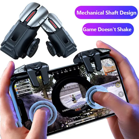 Gatilho De Disparo Apontando O Controlador De Jogo L1 R1 Botão De joystick Móvel gamepad P/ Celular IOS/ Android