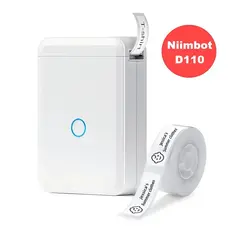 Niimbot D110 Impressora De Etiqueta Térmica Portátil Sem Fio Bluetooth + 1 Rolo Etiqueta REAL