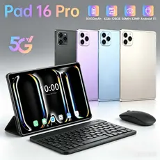 Tablet 6GB RAM +128GB HD 10,1 Polegadas Tela Grande PC pad Android Dual SIM Card Câmera 30MP e 13MP WIFI 5G 8000mAh