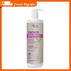 Ativador e Modelador Anti-Frizz Cachos Apse Creme de Pentear 1 litro - Ação Condicionante - Apice