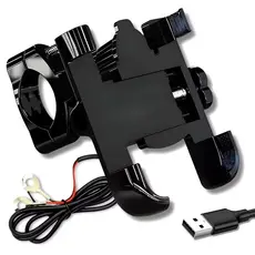 Suporte Moto com Carregador Firme Resistente ZL-MT-USB / Suporte Para Celular Bicicleta E Moto MM-ZXC