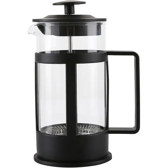 Cafeteira Prensa Francesa com Alça e Haste 350ml – Preparo Rápido e Sabor Autêntico
