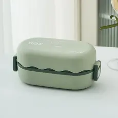 Marmita Bento 850ml Lunch Box Japonesa com Talher Divisórias Lancheira Portátil
