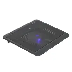 Base Refrigerada para Notebook até 15,4" com Cooler LED Azul USB Ajustável