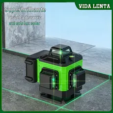 Nível a Laser Profissional 360° Auto,Nivelamento com 8/12/16 Linhas Rotativas Ajustável