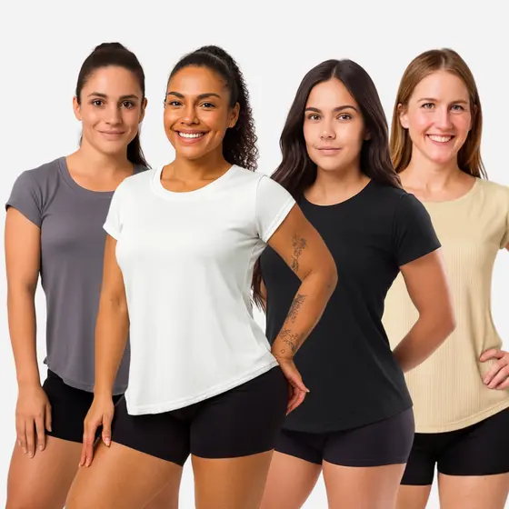Camiseta Dry Fit Feminina Academia Esportiva