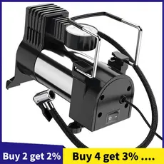Bomba Elétrica Portátil Para Inflar Pneus : De Ar Multifuncional Veículos Com Compressor De 12V Pequenos , Fácil De Usar